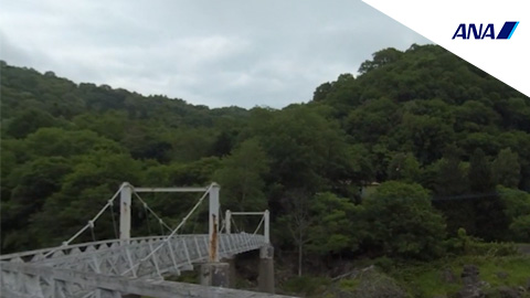 RehaVRコンテンツ 神居大橋を渡るのVR散歩イメージ