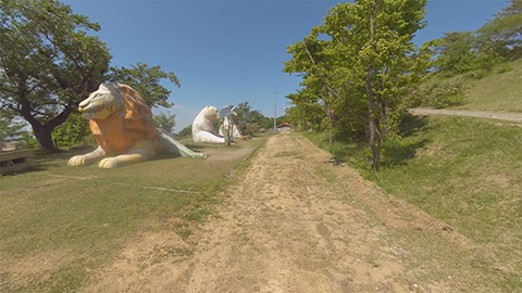 RehaVRコンテンツ パーク獅子吼を自由に散策 その1のVR散歩イメージ
