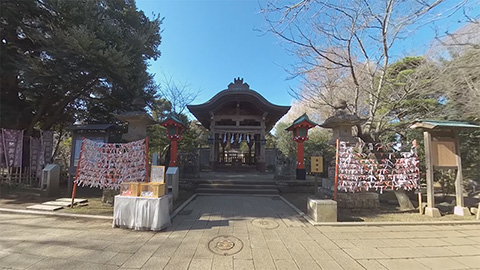 RehaVRコンテンツ 江の島仲見世から江島神社のVR散歩イメージ