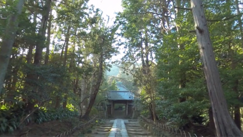 RehaVRコンテンツ 寿福寺周辺を散歩のVR散歩イメージ