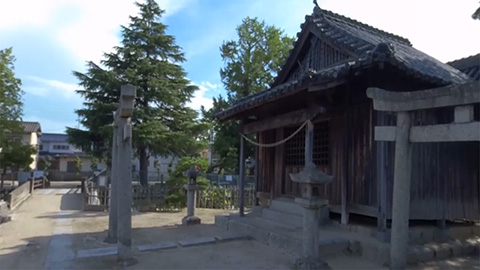 RehaVRコンテンツ 清山神社に参拝のVR散歩イメージ